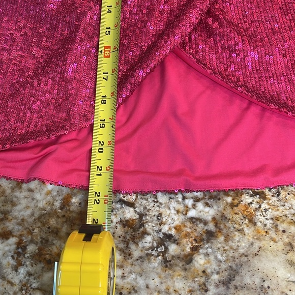 Trina Turk Allure Barbie Fuchsia Pink Sequin Cocktail Dress Size 10 NWTs - Picture 11 of 11